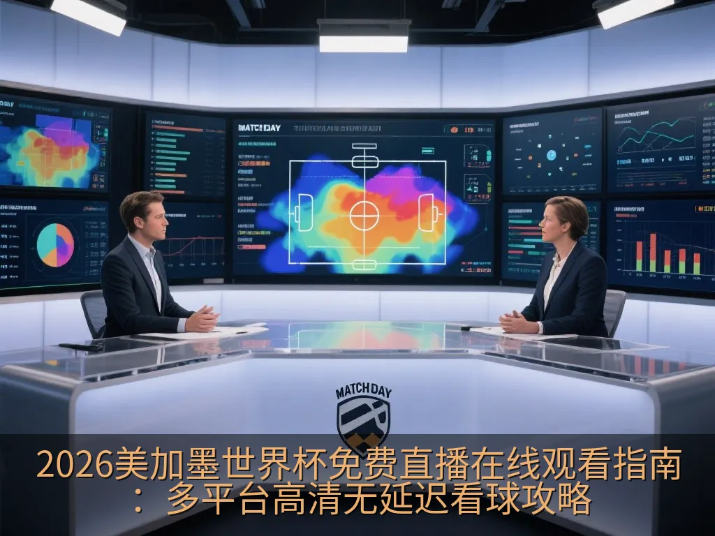 电脑和手机上展示的无延迟足球比赛直播界面与网络数据分析图表